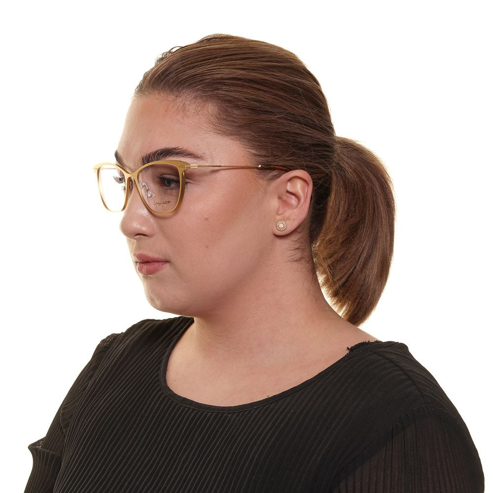 Gold Women Glasses Frame