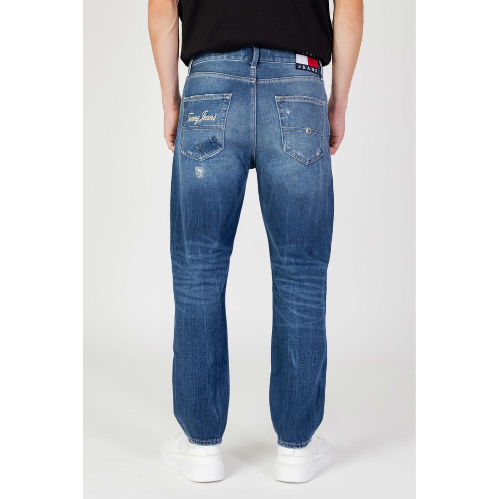 Blue Cotton Slim Fit Jean