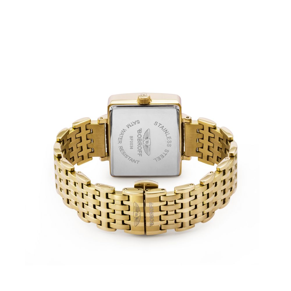 Gold Stainless Steel Watch