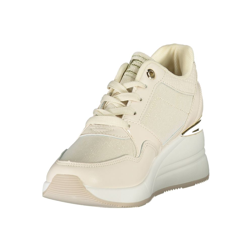 Beige Synthetic Women Sneaker