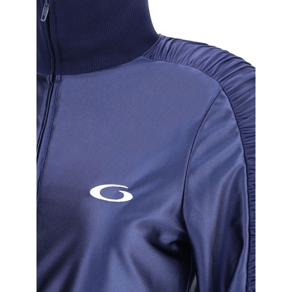 Shiny jersey fitted tracksuit Dress