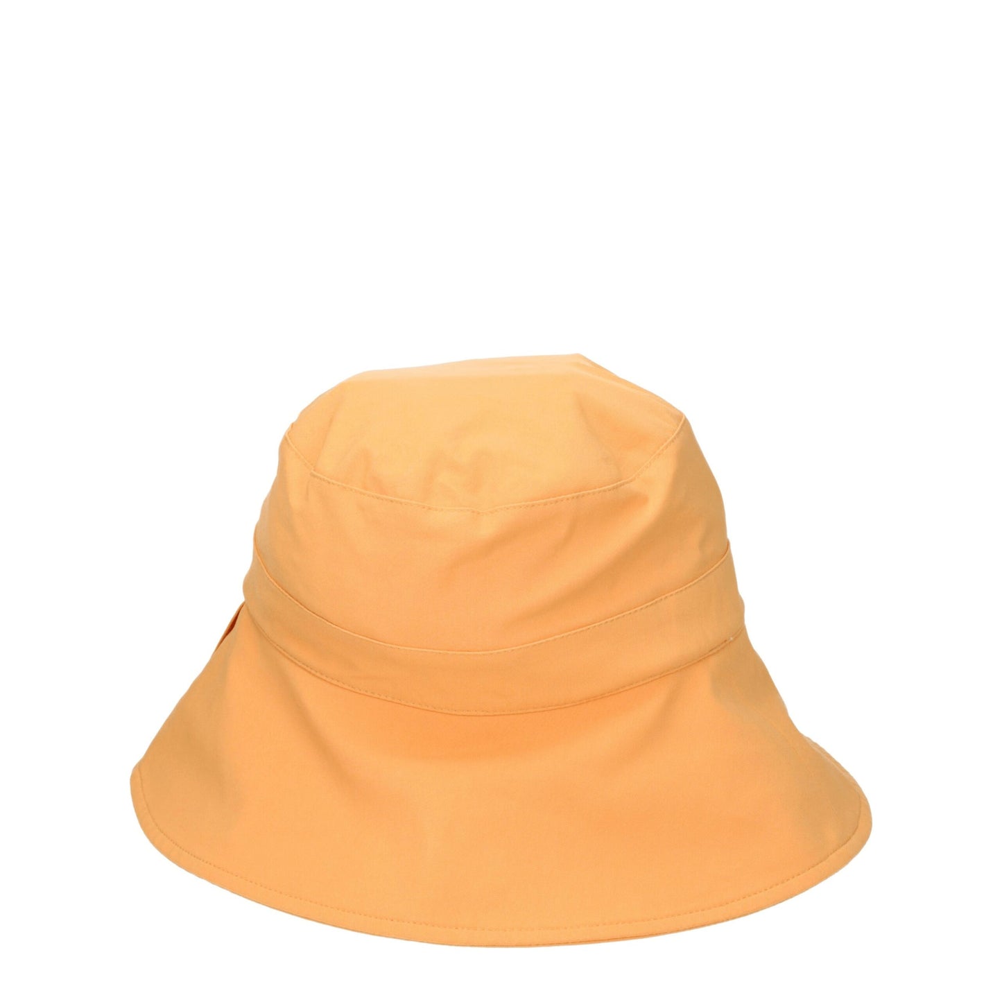 Orange Polyamide Bucket Hats