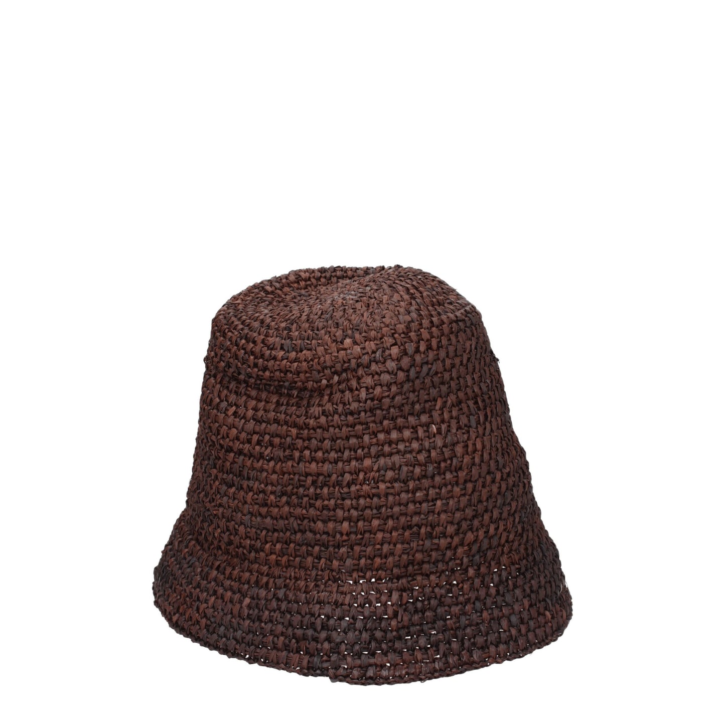 Brown Raffia Bucket Hats