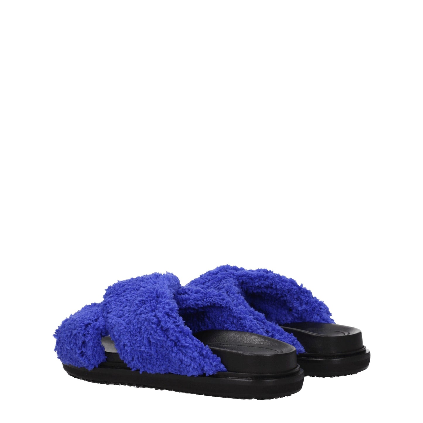 Purple Fabric Slippers Sandals