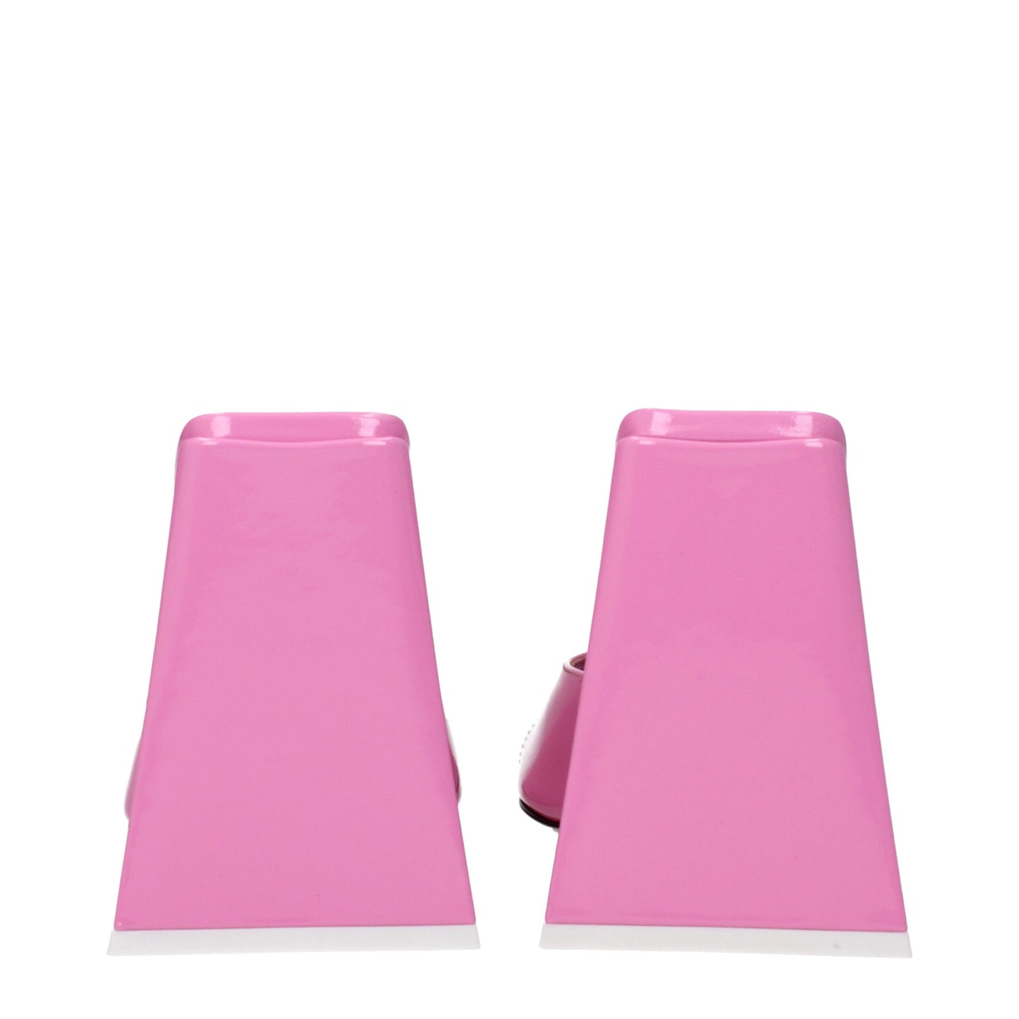 Pink Leather Platforms