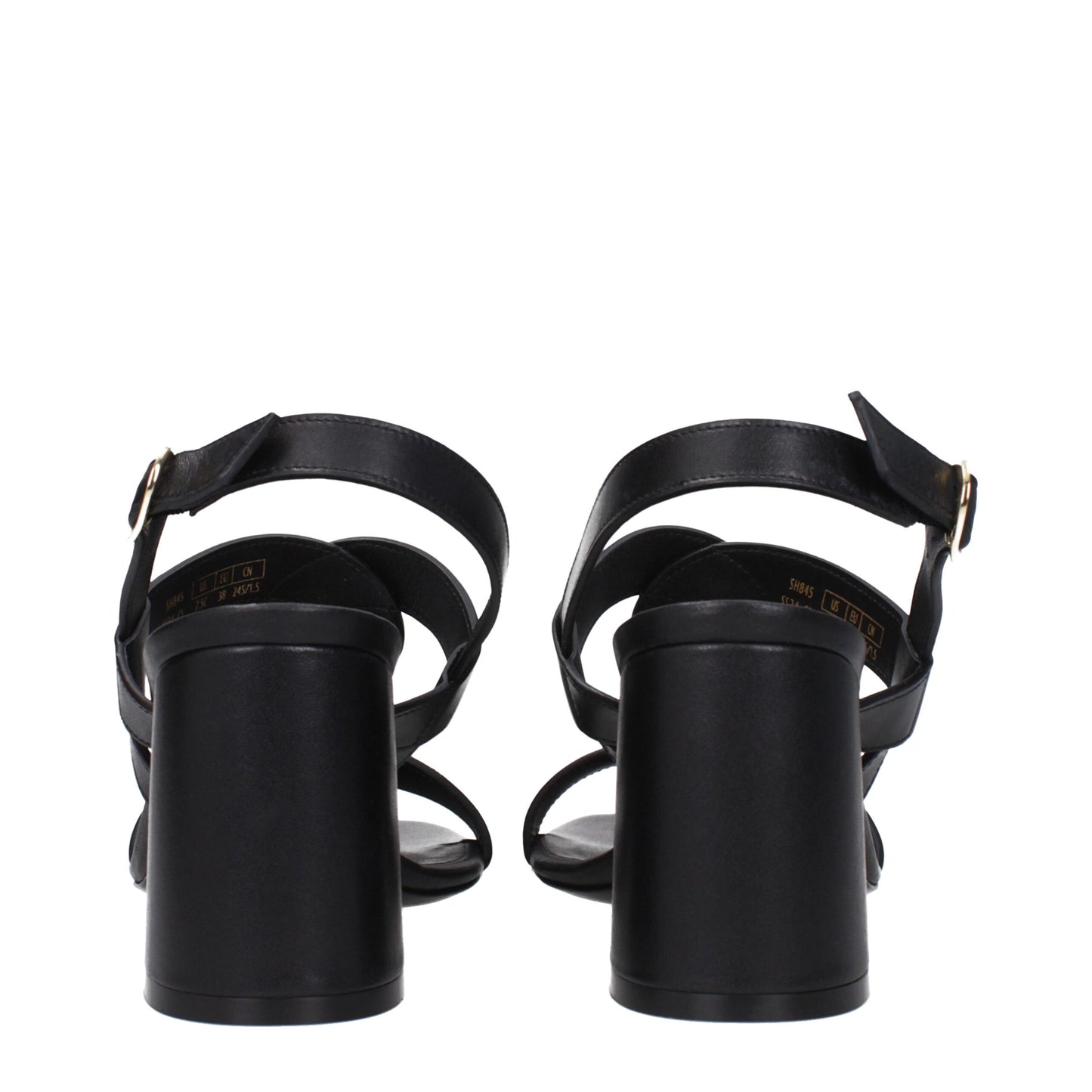 Black Leather Platforms