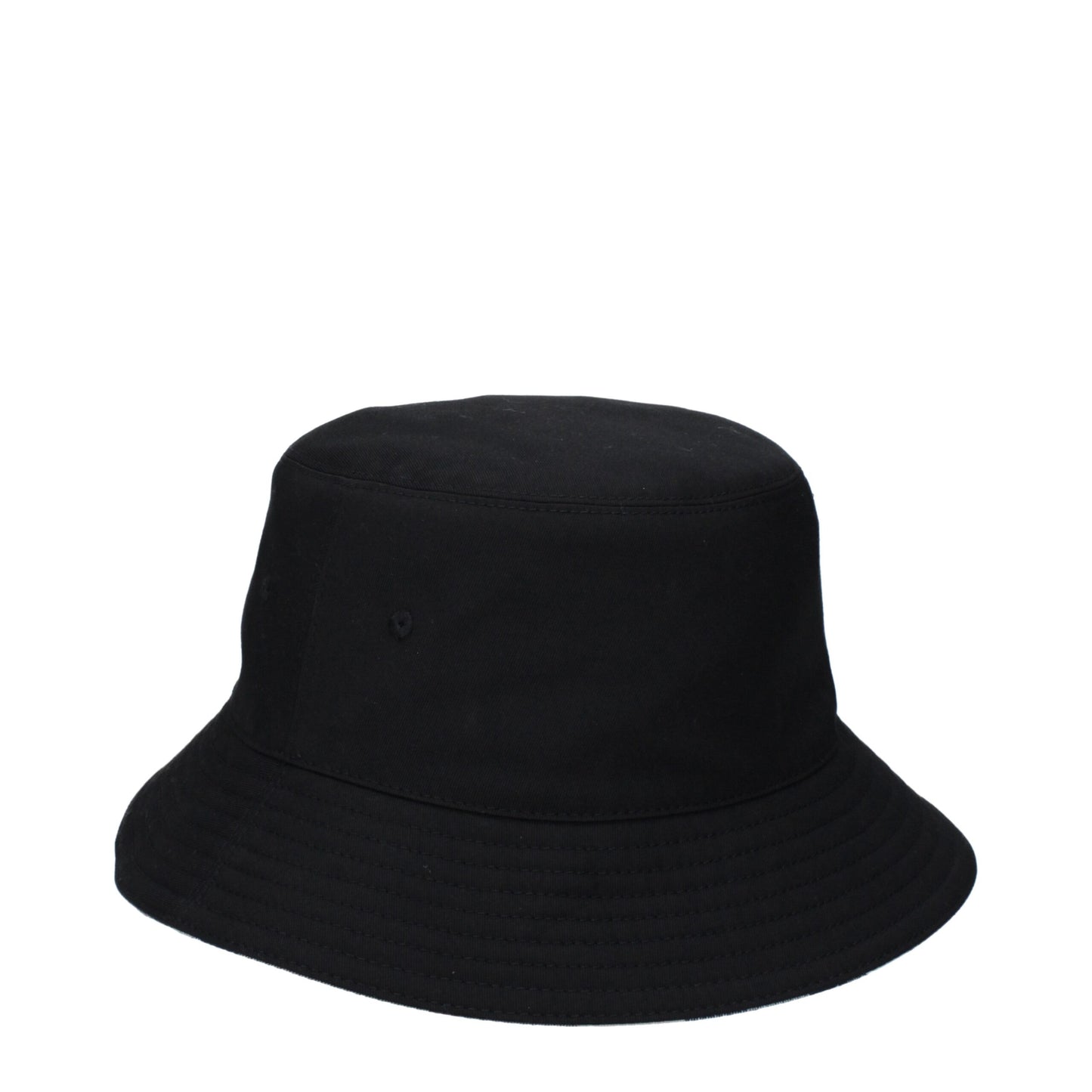 Black Fabric Bucket Hats