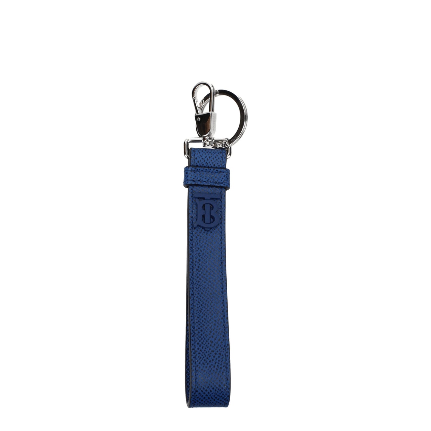 Blue Leather Keychains