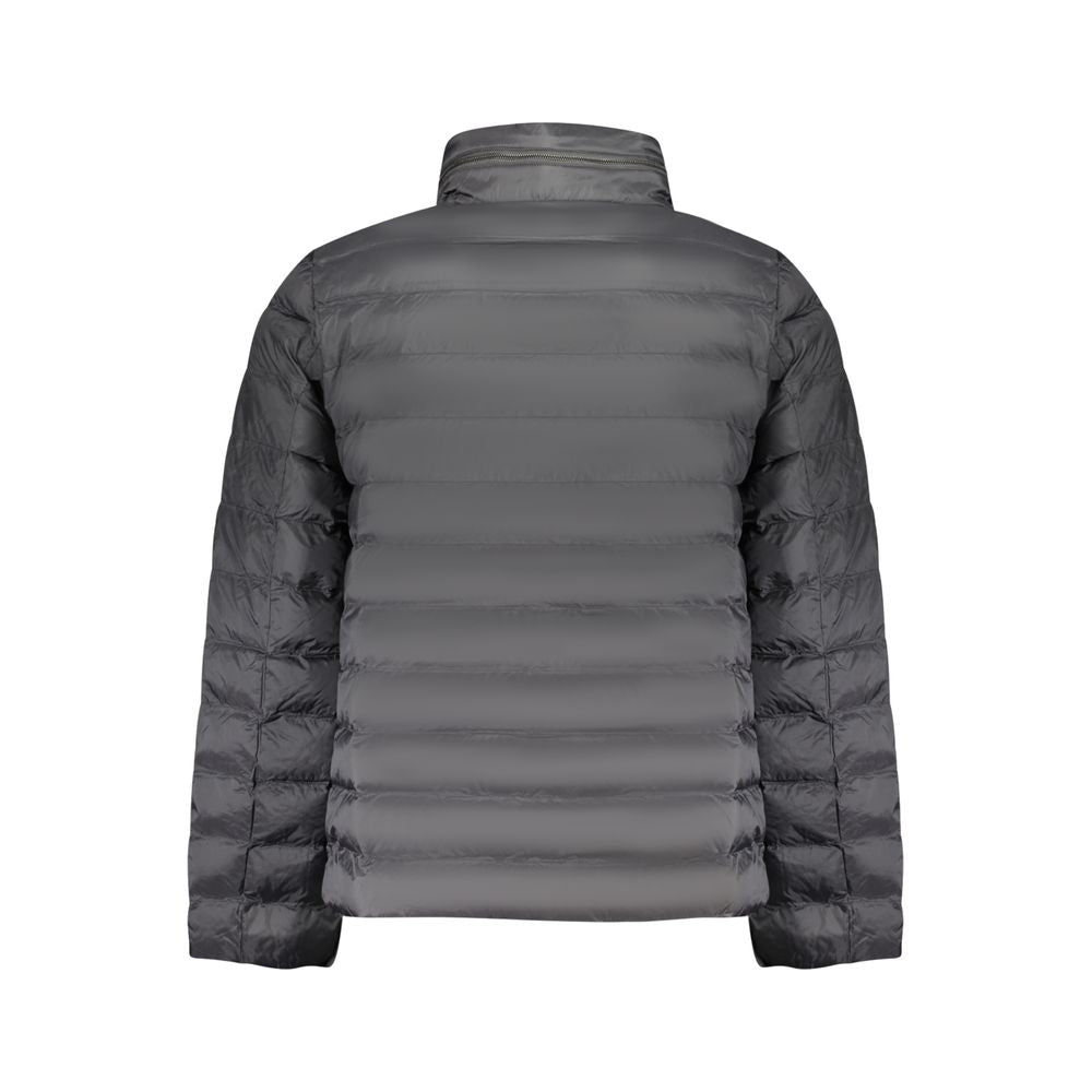Black Polyamide Men Jacket
