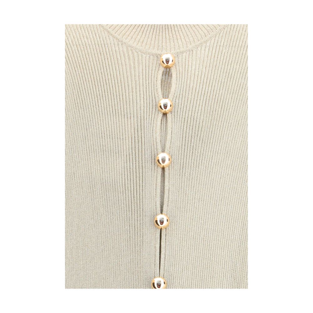 Lurex knit long Dress