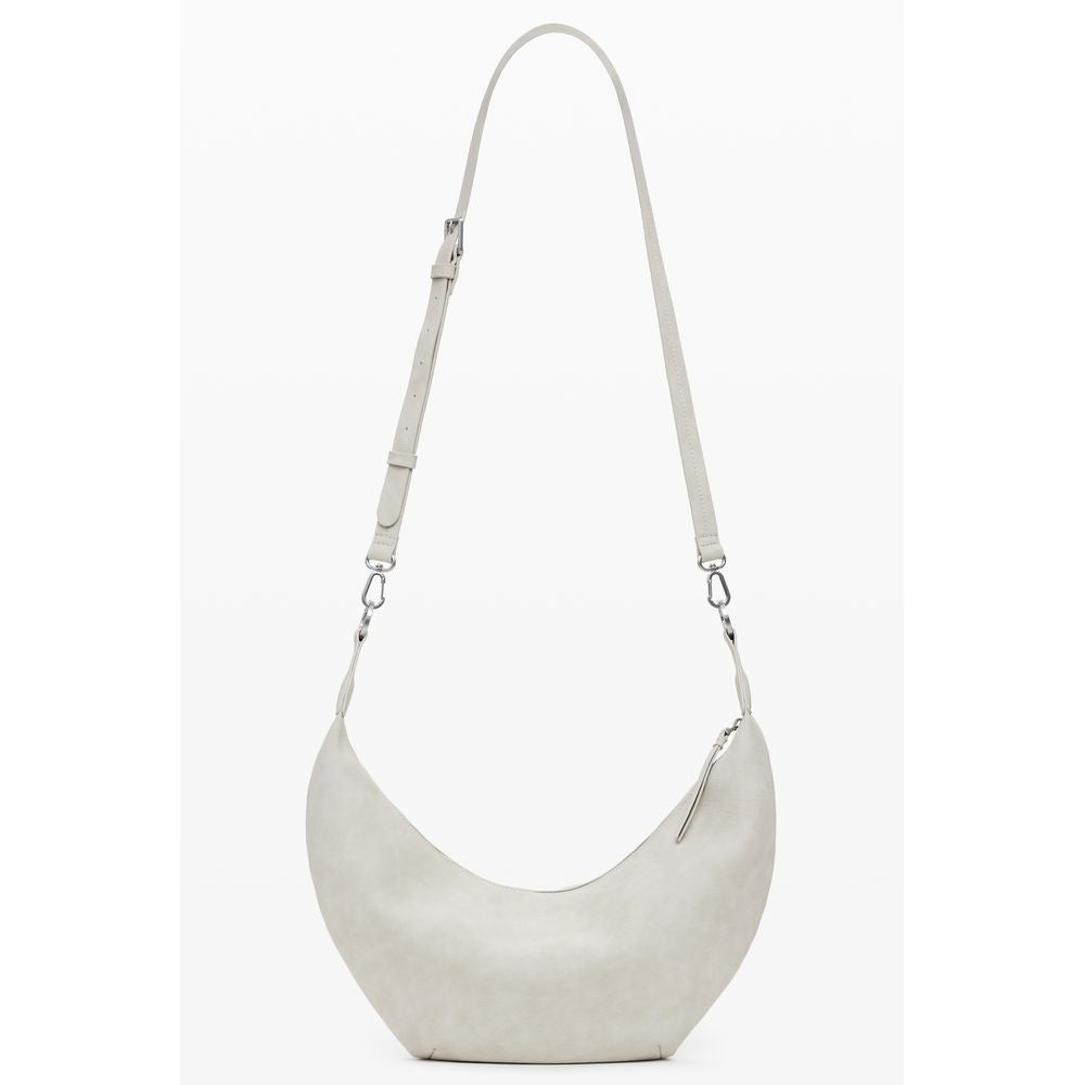 Beige Polyethylene Women Handbag