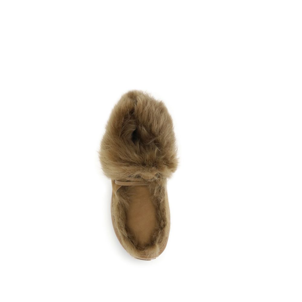 Furry Ankle Boots