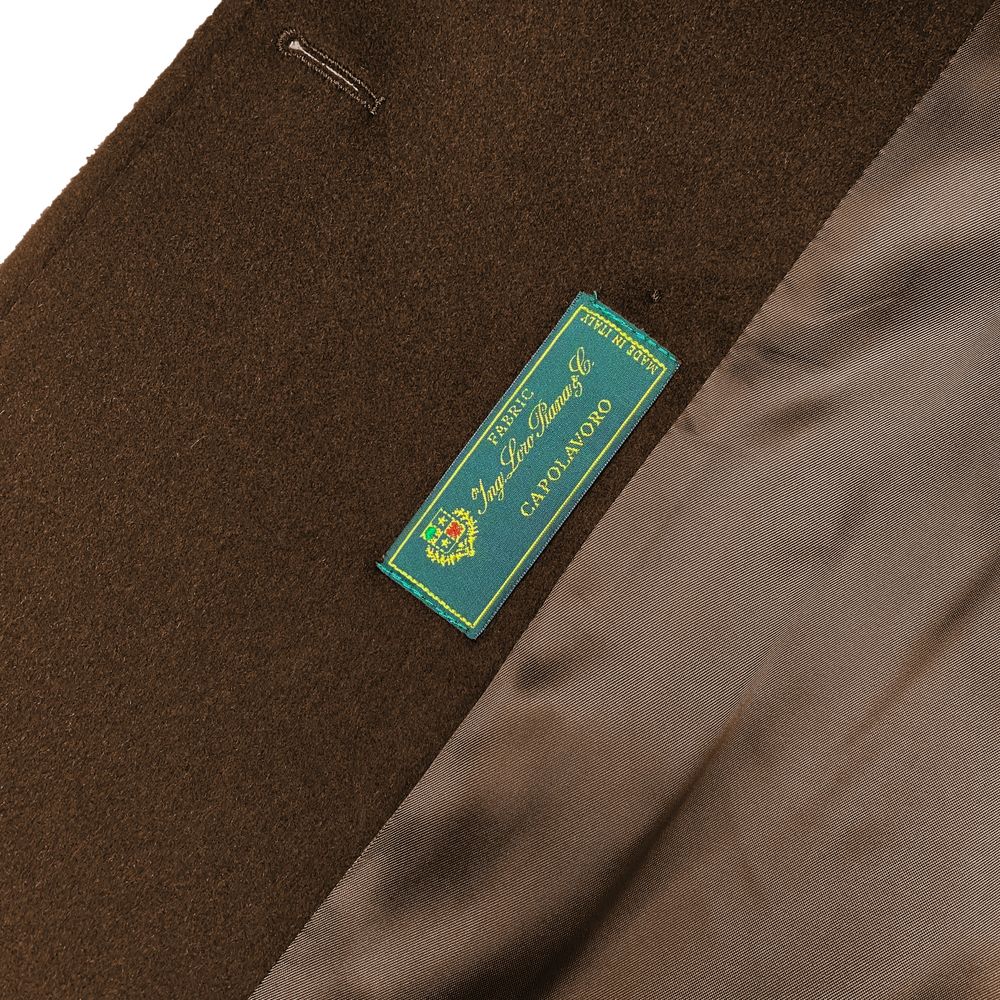 Brown Wool Women Coat