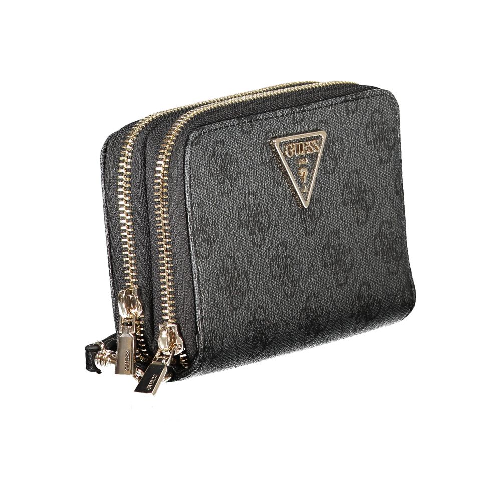 Black Polyethylene Women Wallet