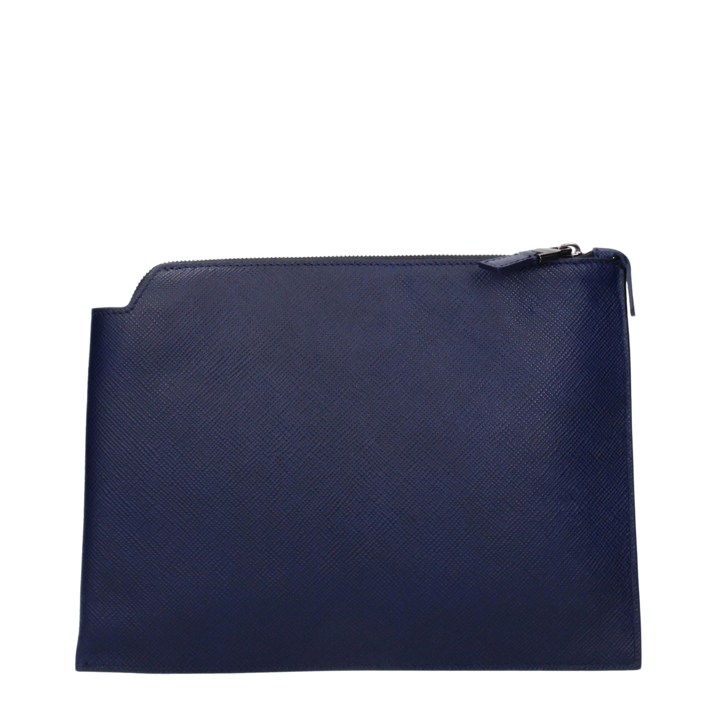 Blue Leather Clutch Bags