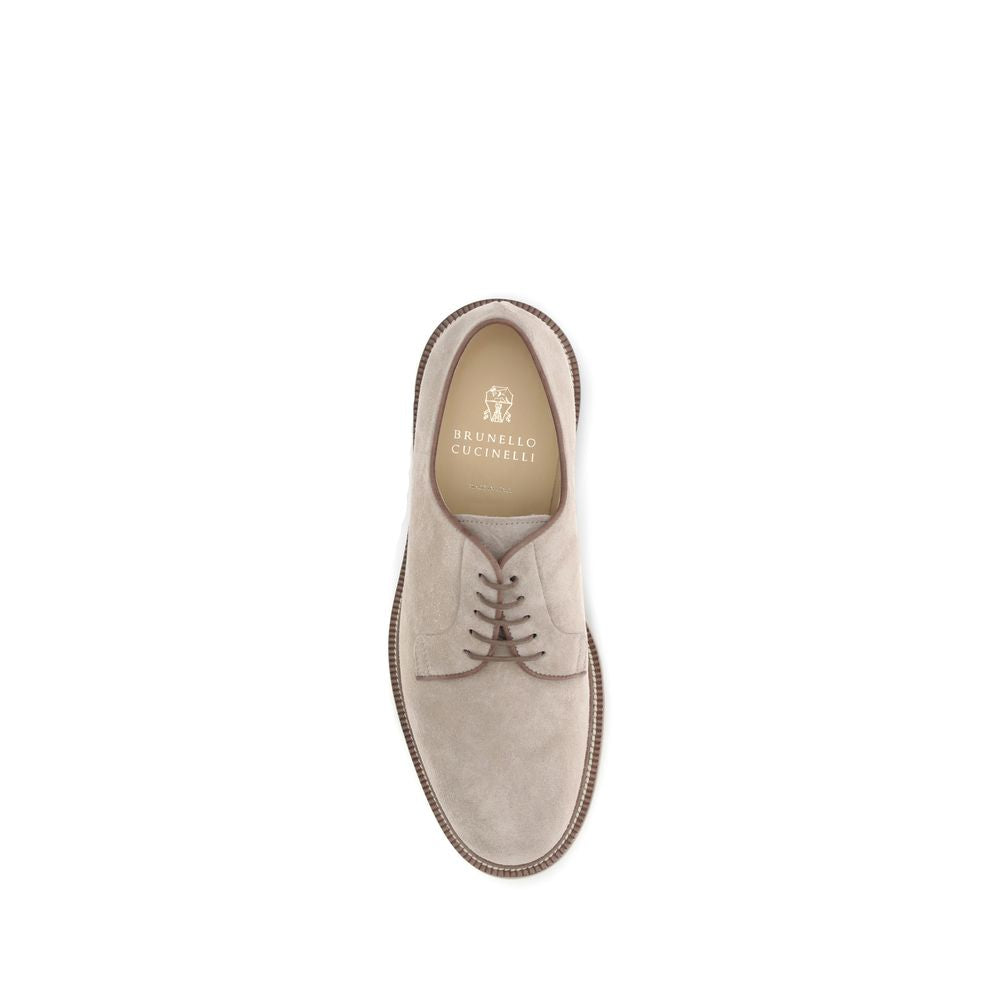 Suede Derby lace-up Shoes