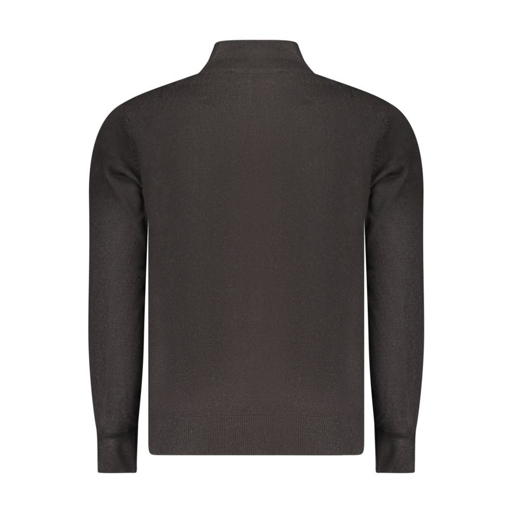 Black Nylon Sweater