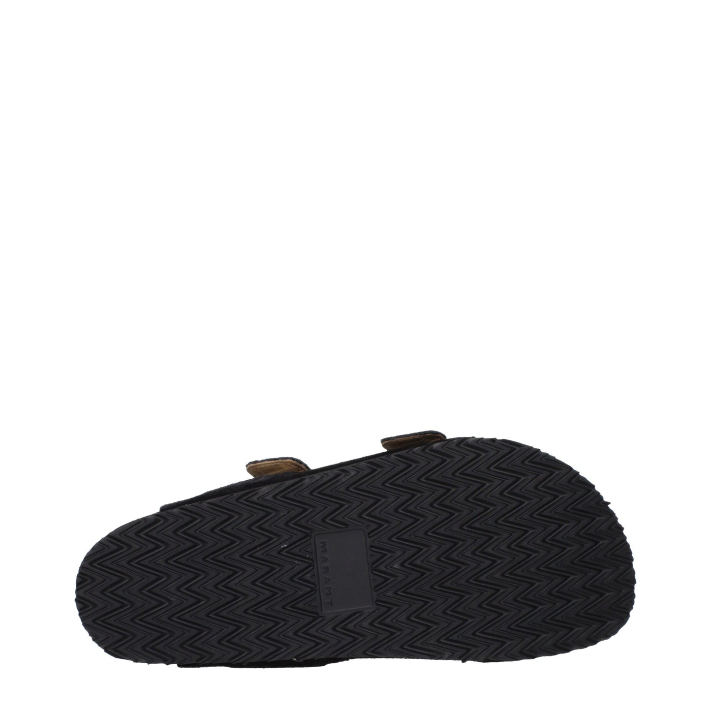 Black Leather Slippers Sandals