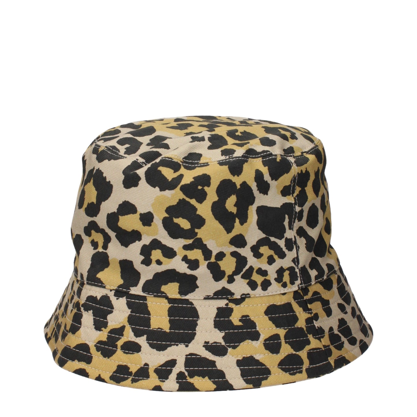 Beige Cotton Bucket Hats