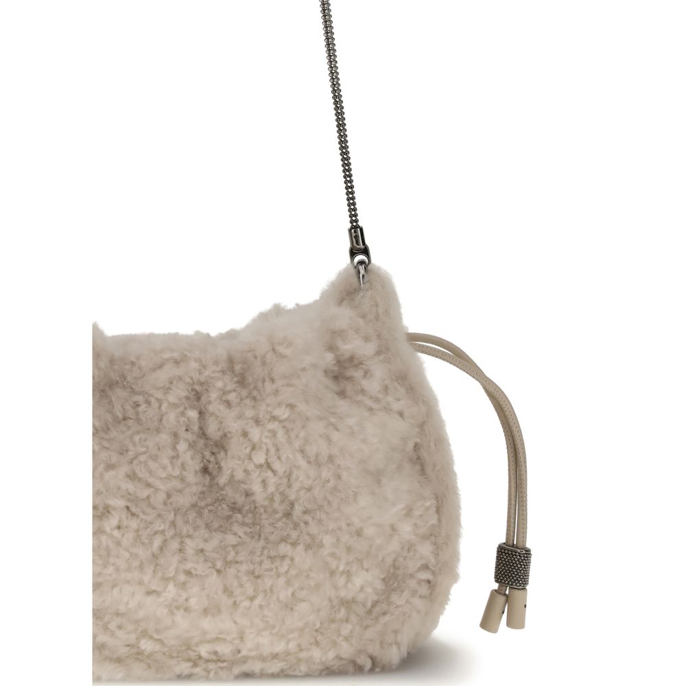 Mellow mini shearling Shoulder Bag