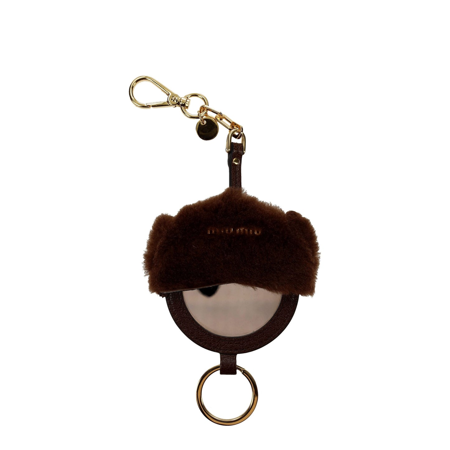Brown Fur Keychains