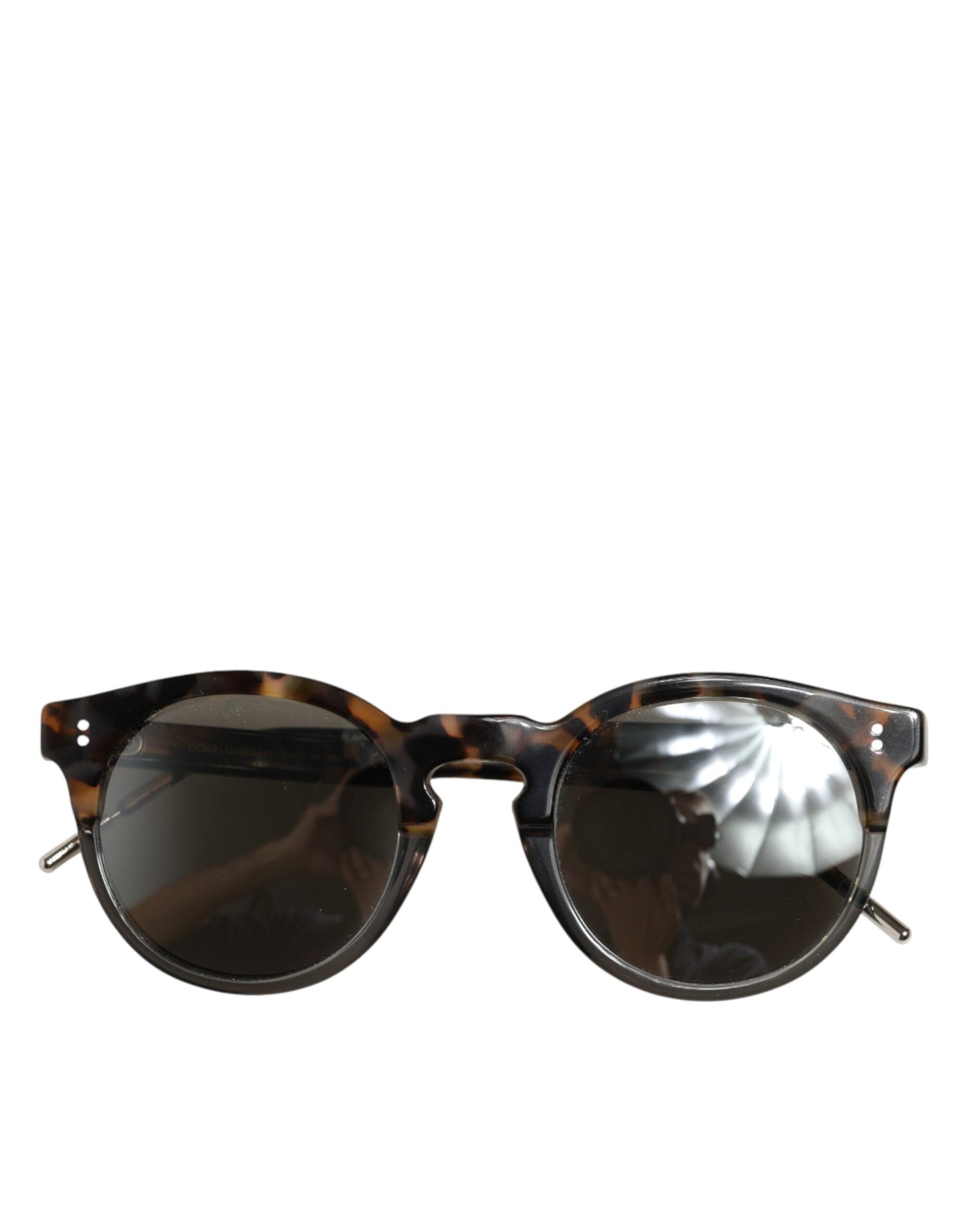 DG4334B Brown Tortoiseshell Round Frame Shades Sunglasses
