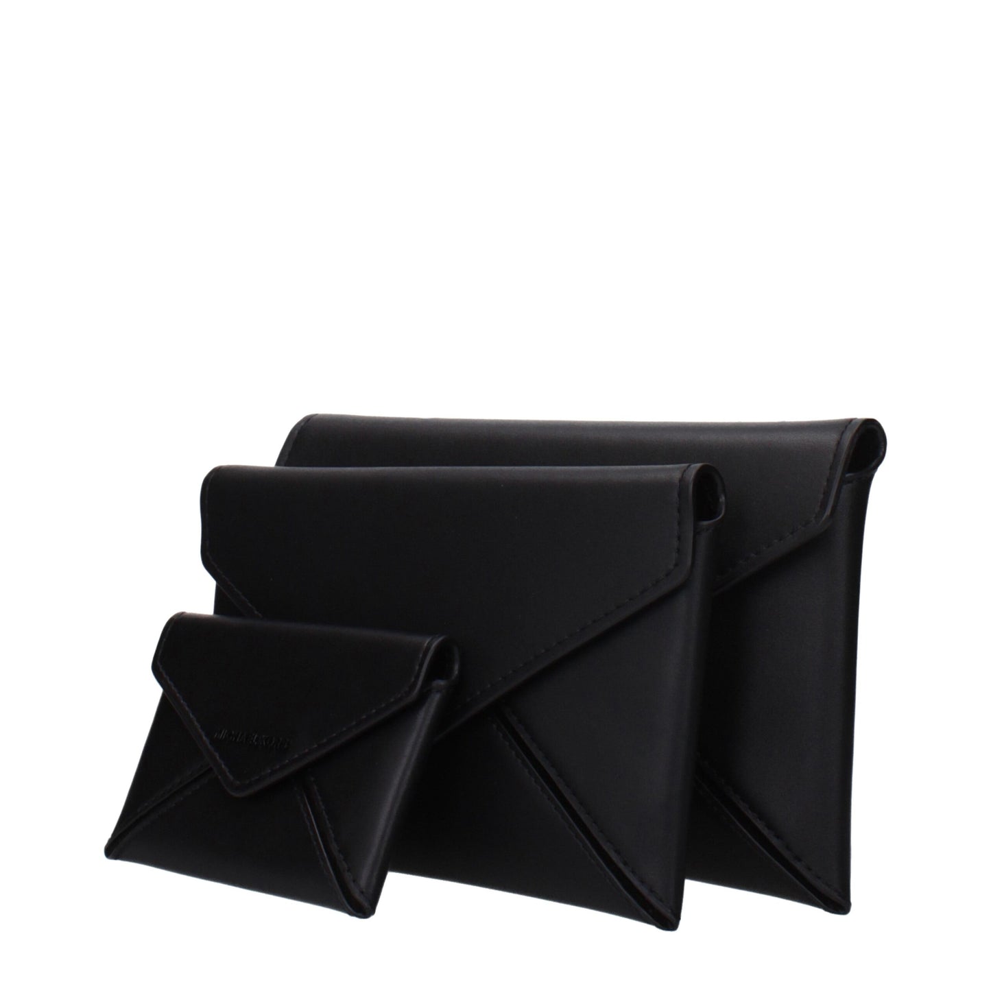 Black Leather Clutch Bags