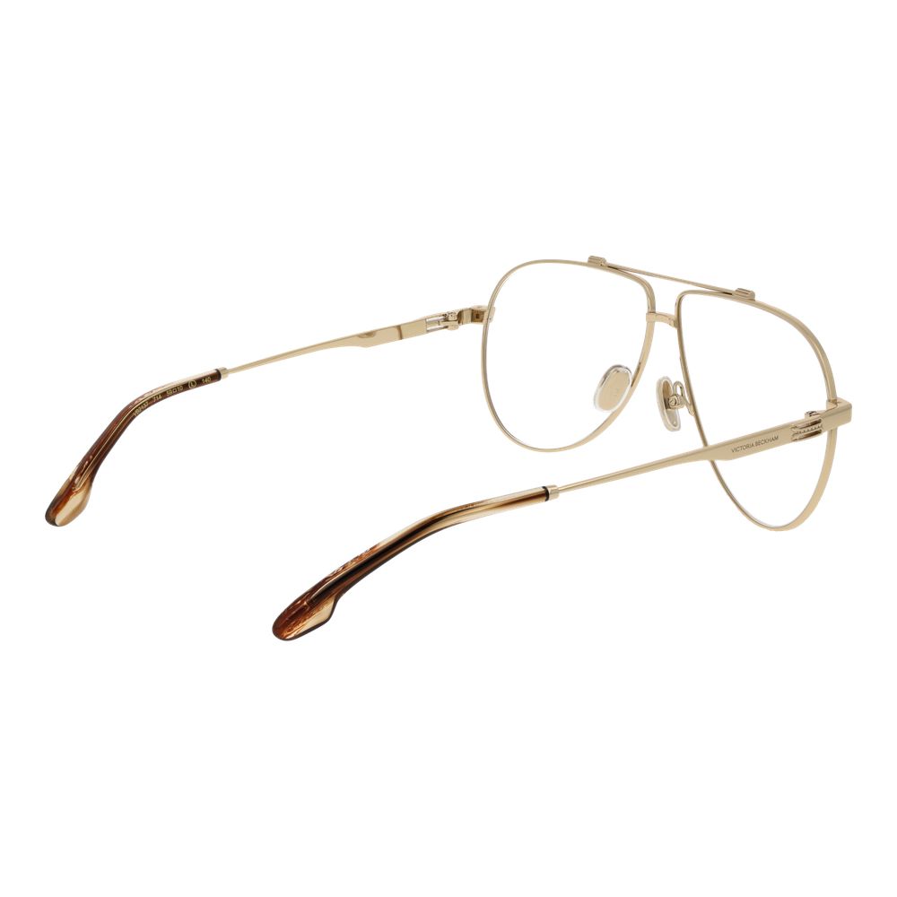 Gold Women Glasses Frame