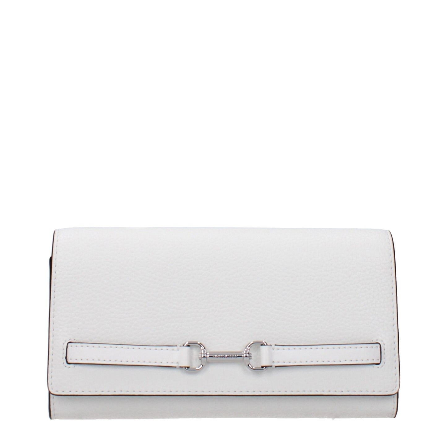 White Leather Clutch Bags