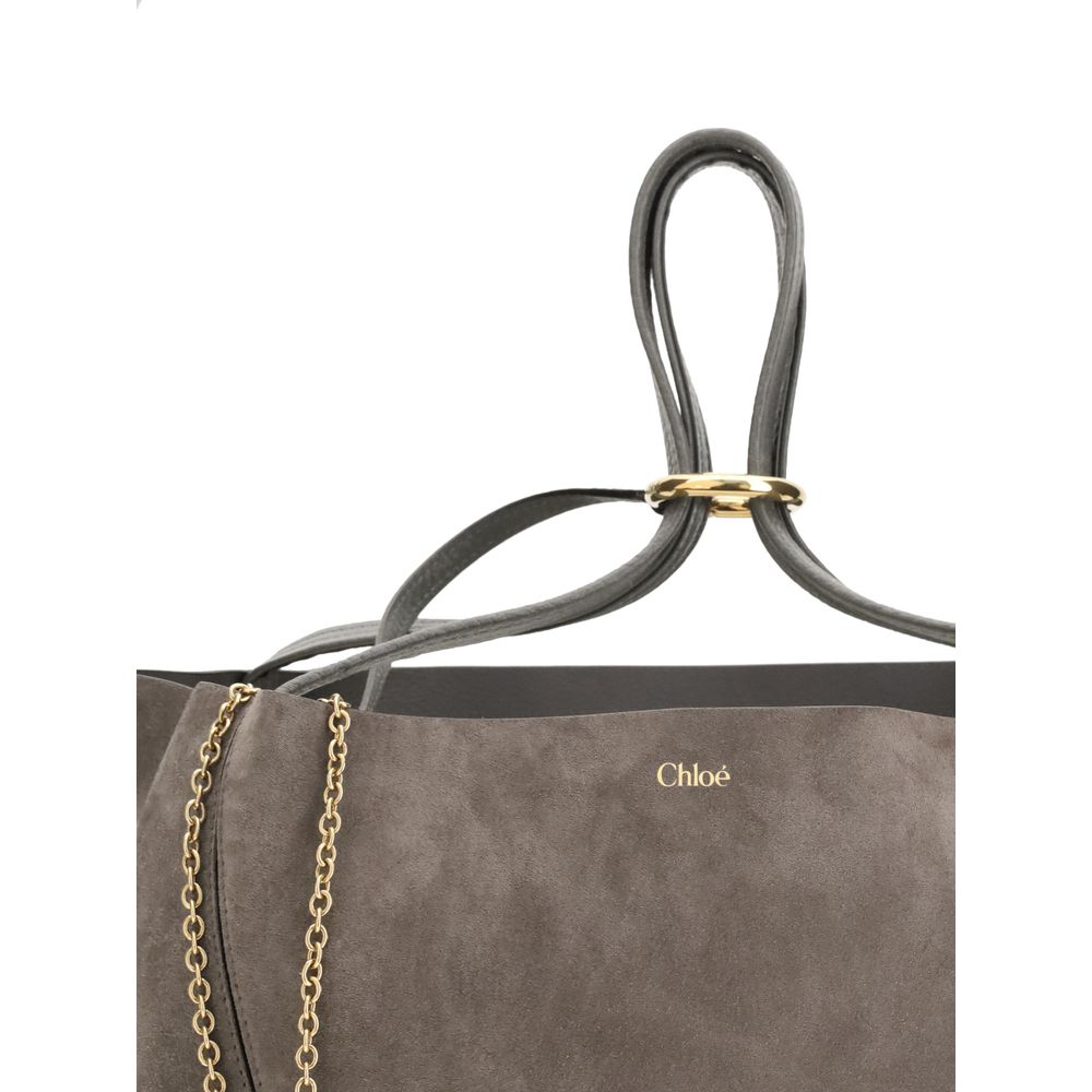 Spin suede Tote Bag