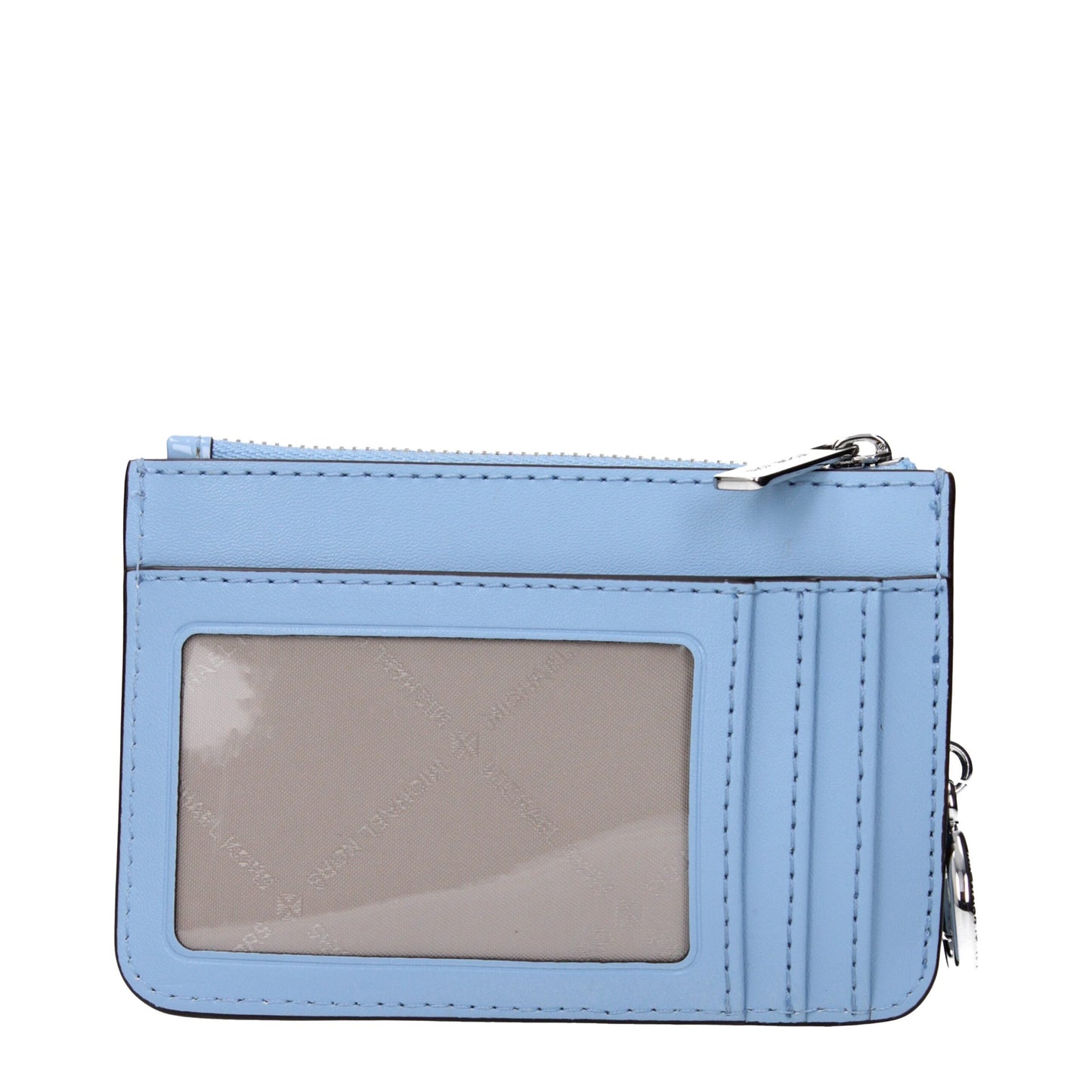 Light Blue Leather Wallets