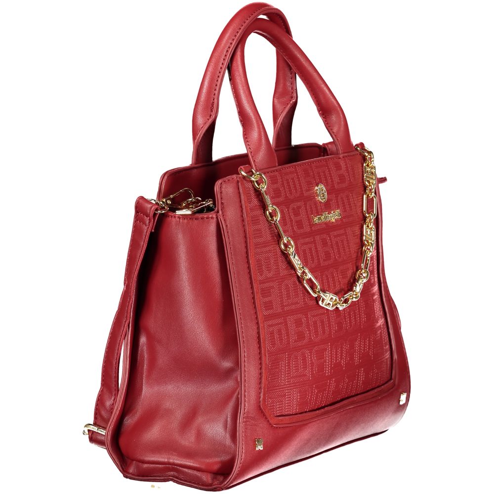 Red PVC Women Handbag