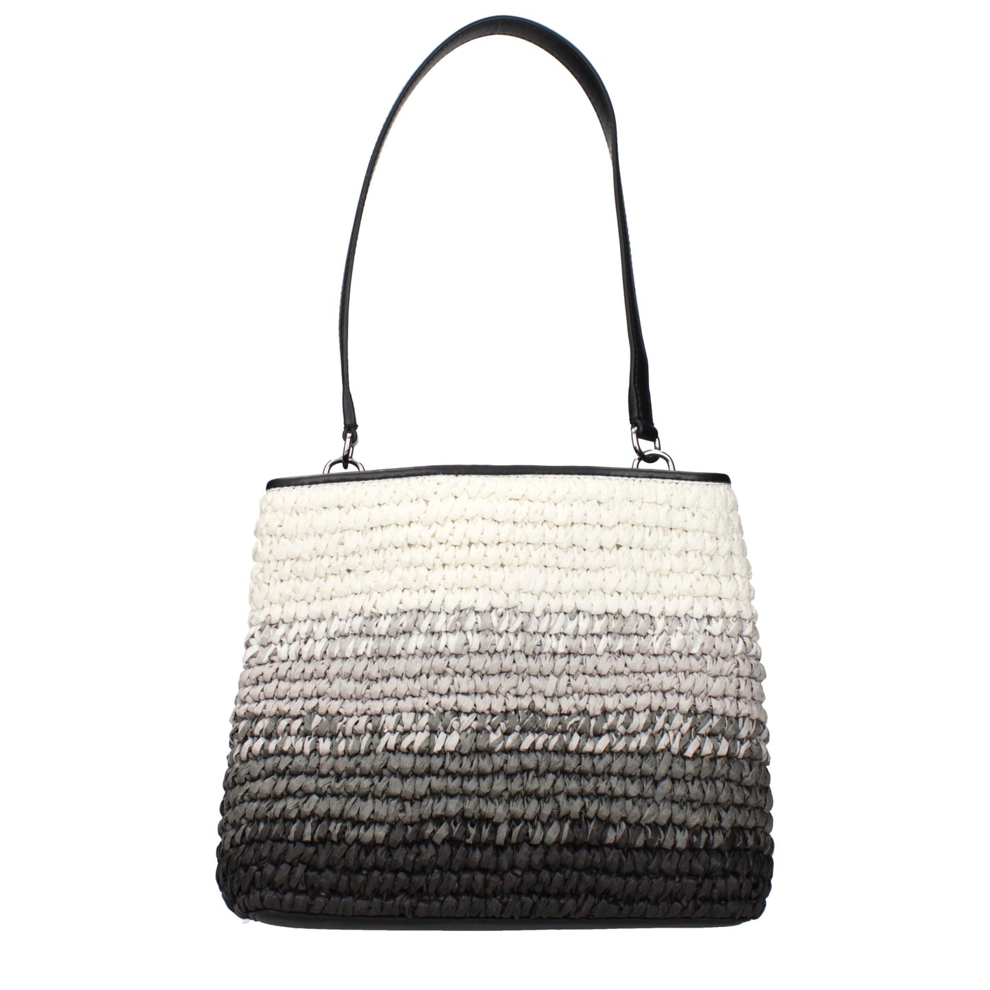 Black Raffia Shoulder Bags
