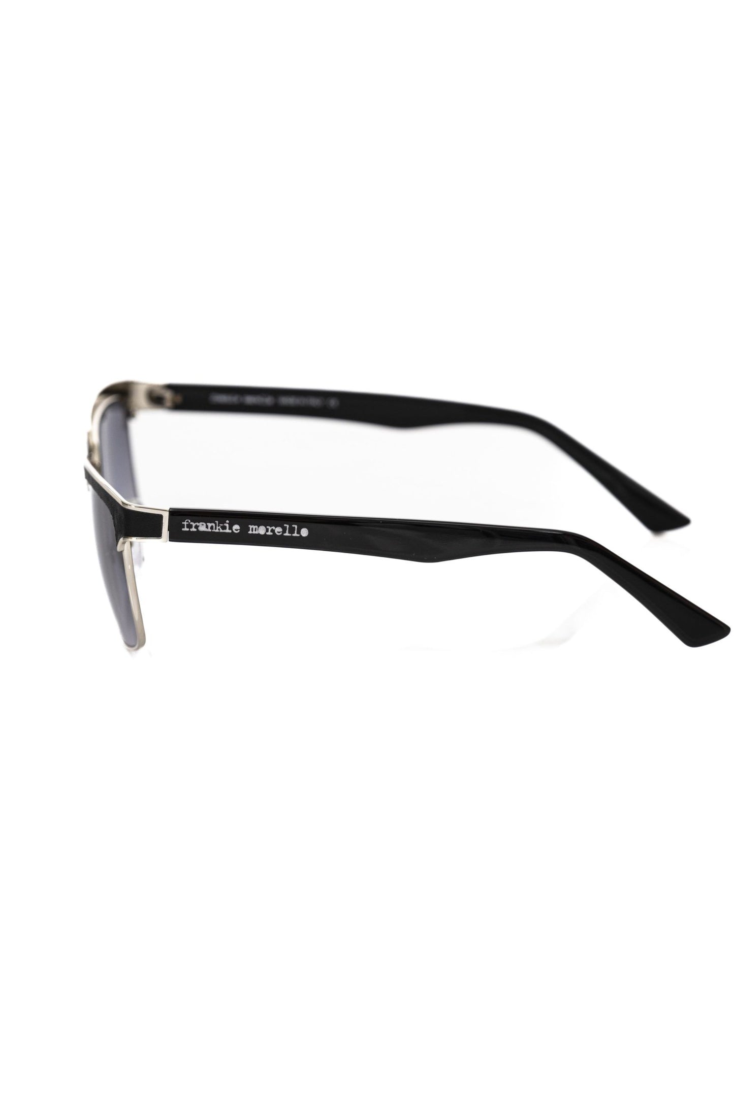 Black Metallic Fibre Men Sunglass