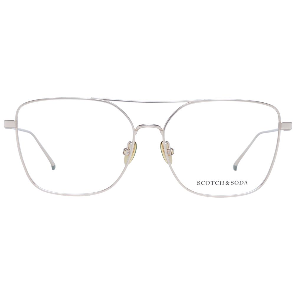 Gold Women Glasses Frame
