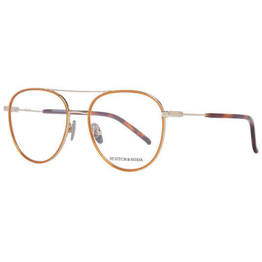 Gold Men Glasses Frame