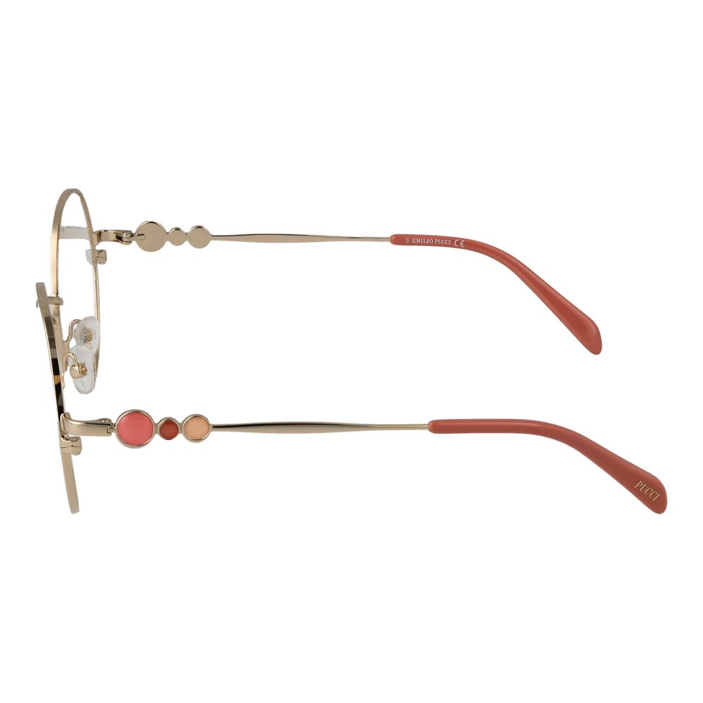 Gold Women Glasses Frame