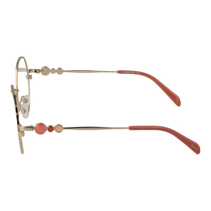 Gold Women Glasses Frame