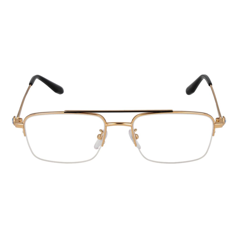 Gold Men Glasses Frame