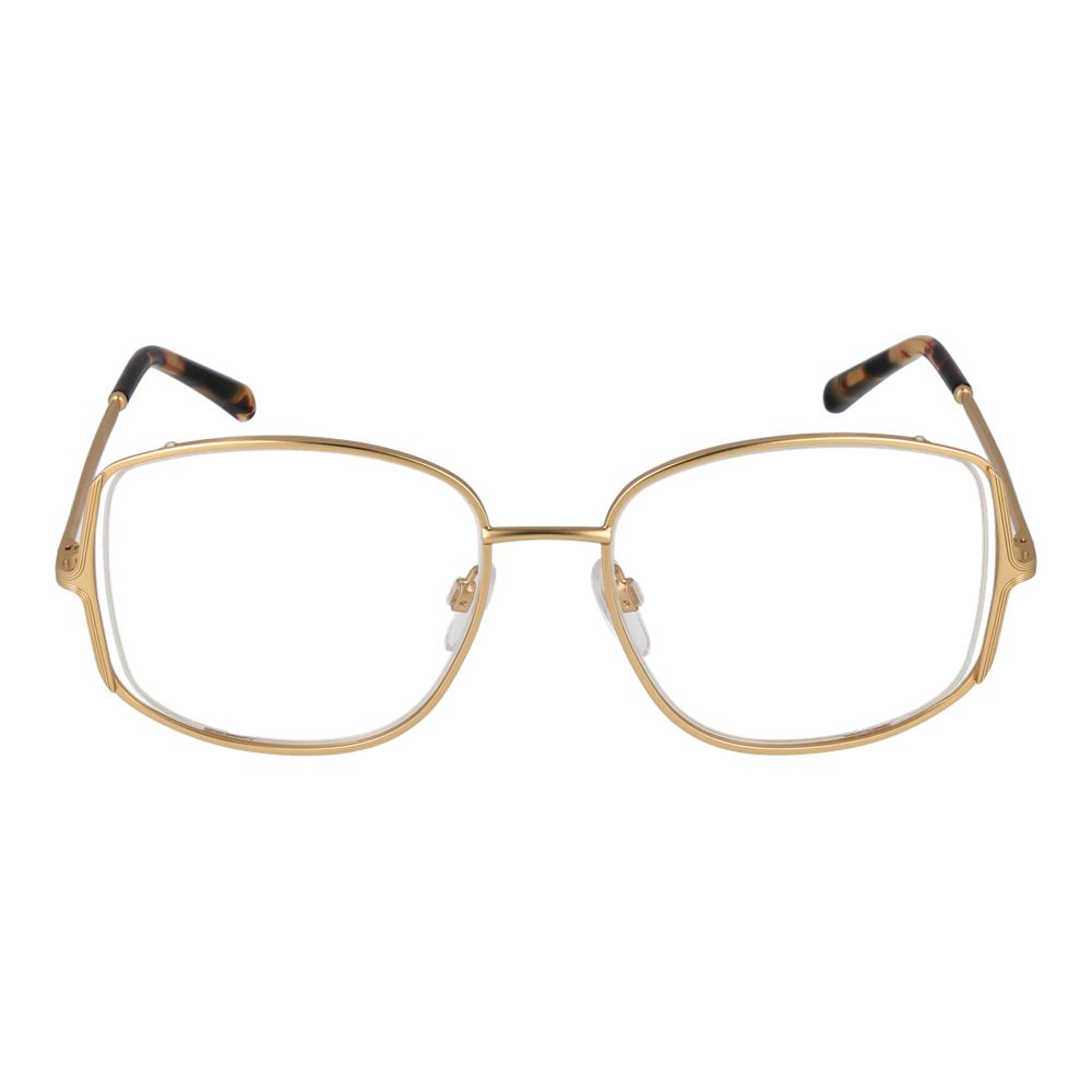 Gold Women Glasses Frame