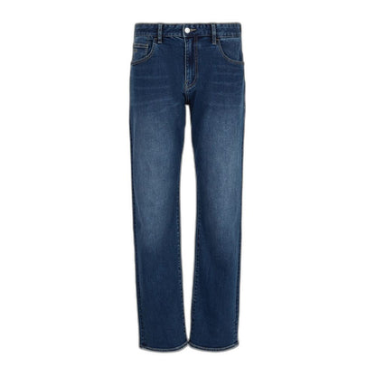 Blue Cotton Skinny Jean