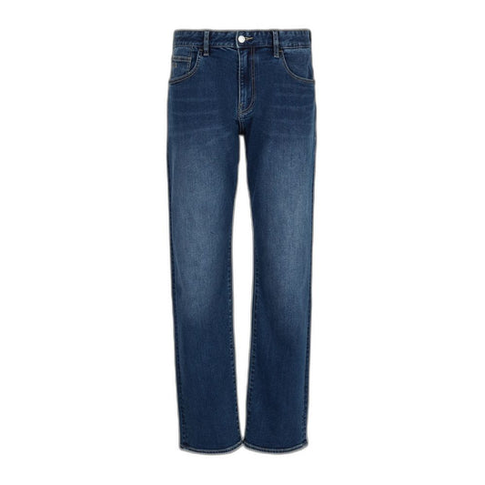 Blue Cotton Skinny Jean