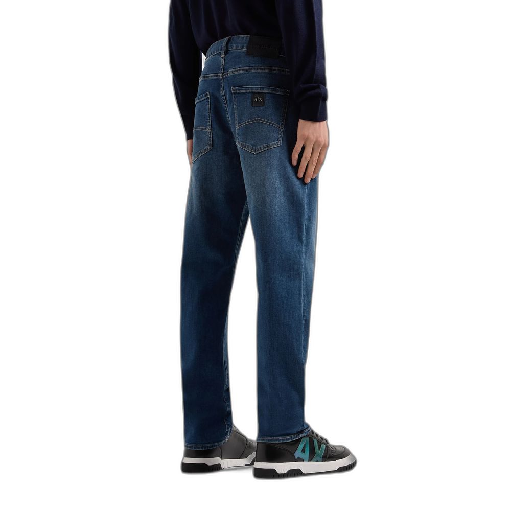 Blue Cotton Skinny Jean