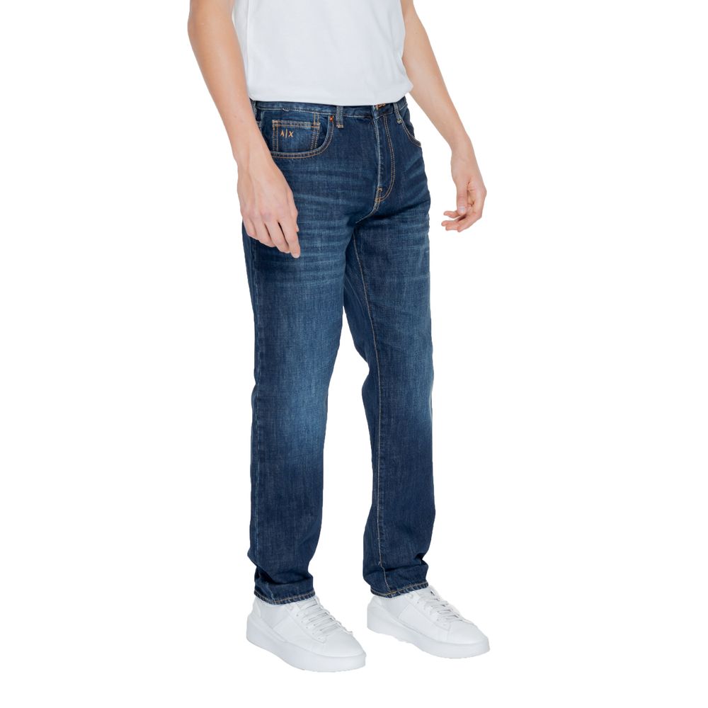 Blue Cotton Skinny Jean
