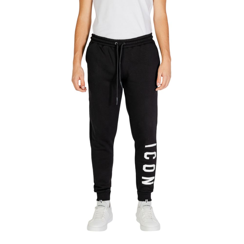 Black And White Cotton Joggers Workout Pant