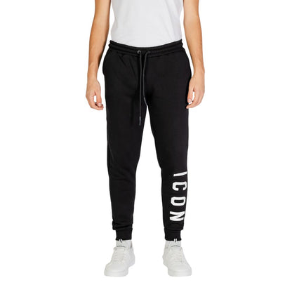 Black And White Cotton Joggers Workout Pant