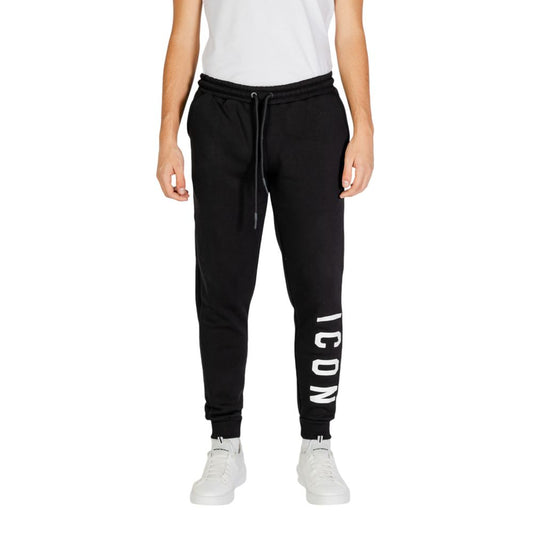 Black And White Cotton Joggers Workout Pant