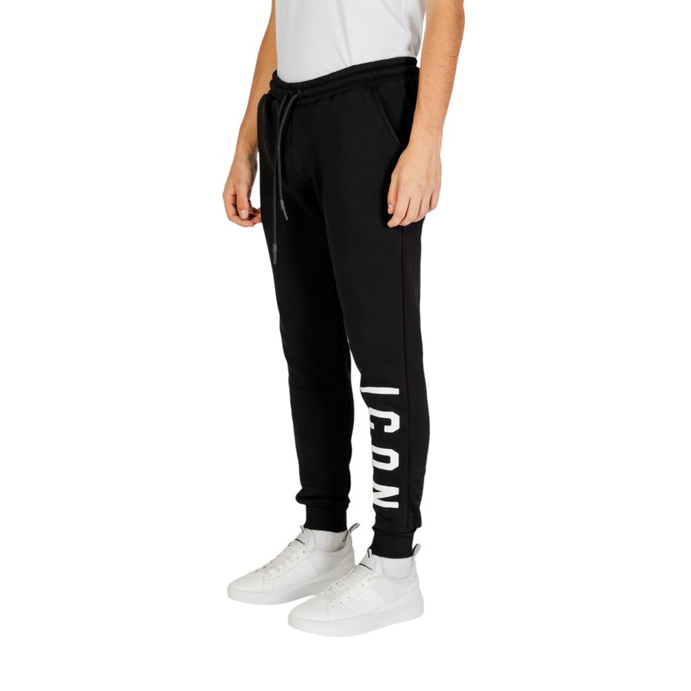 Black And White Cotton Joggers Workout Pant