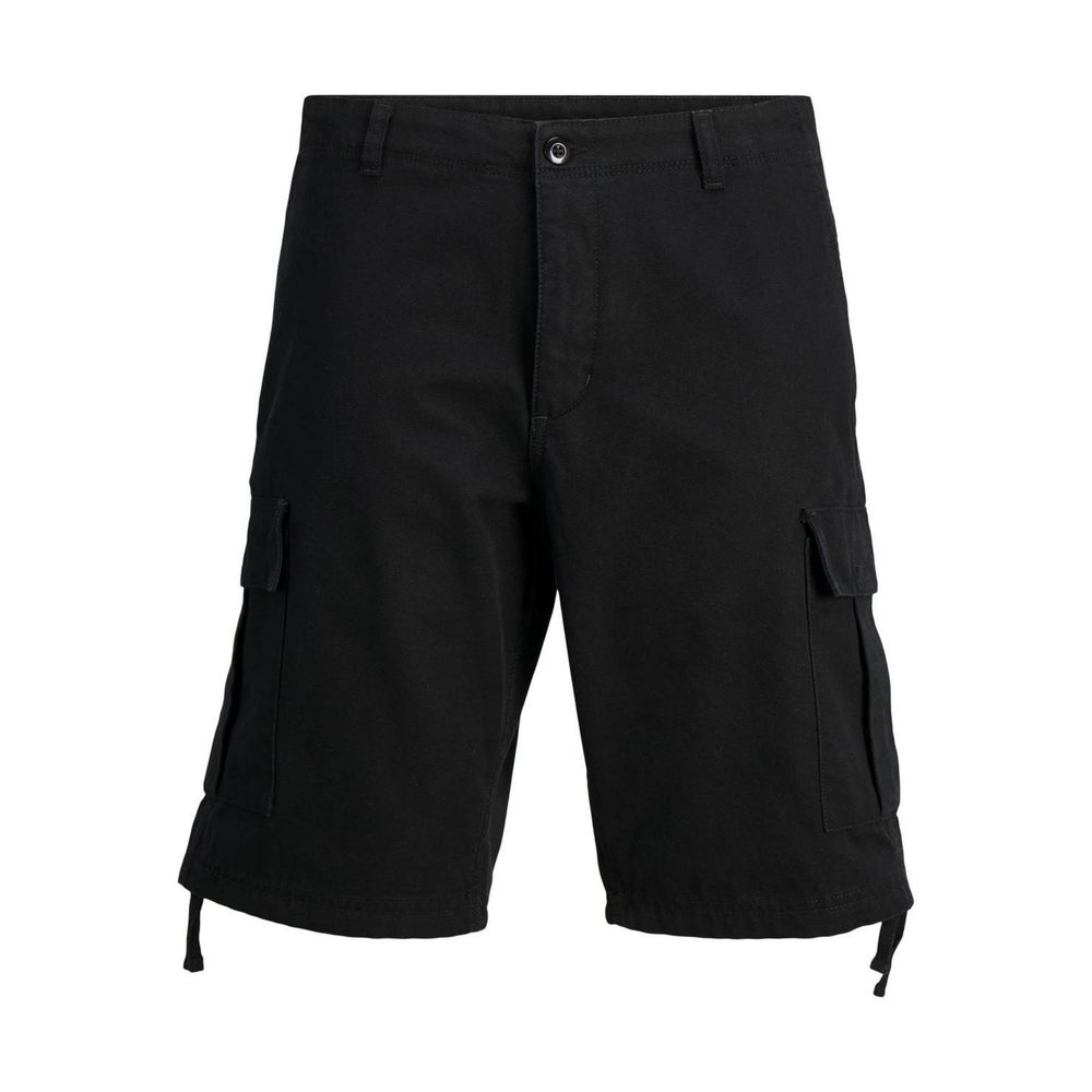 Black Cotton Bermuda