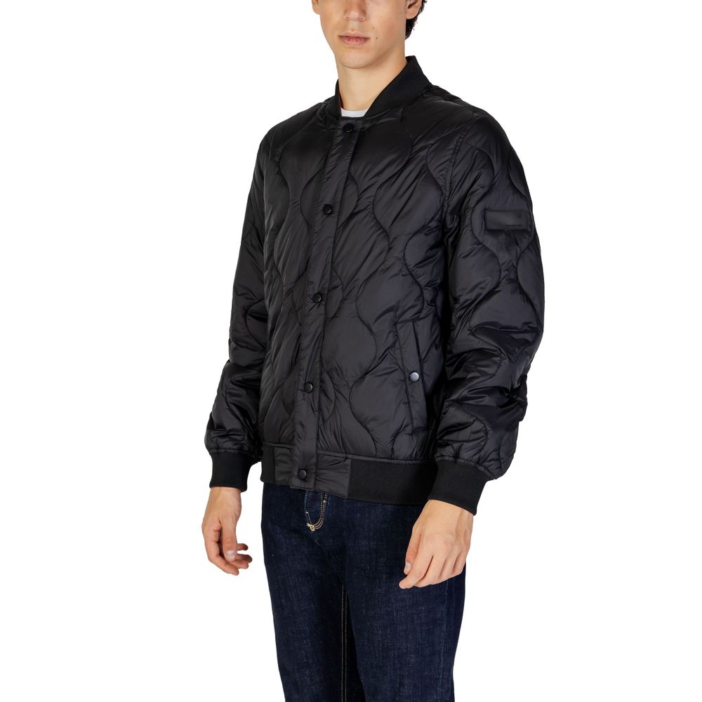 Black Polyamide Jackets & Coat
